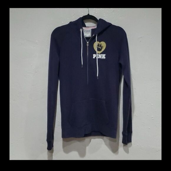 PINK + Pitt Collegiate Collection Size Small see pictures for flaw - Picture 1 of 10